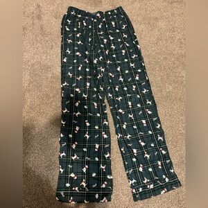 PINK Victoria's Secret Green Plaid Pajama Pants